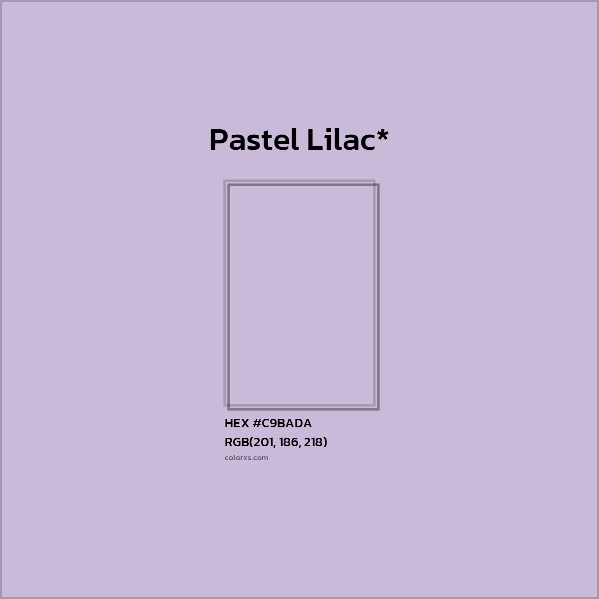 HEX #C9BADA Color Name, Color Code, Palettes, Similar Paints, Images