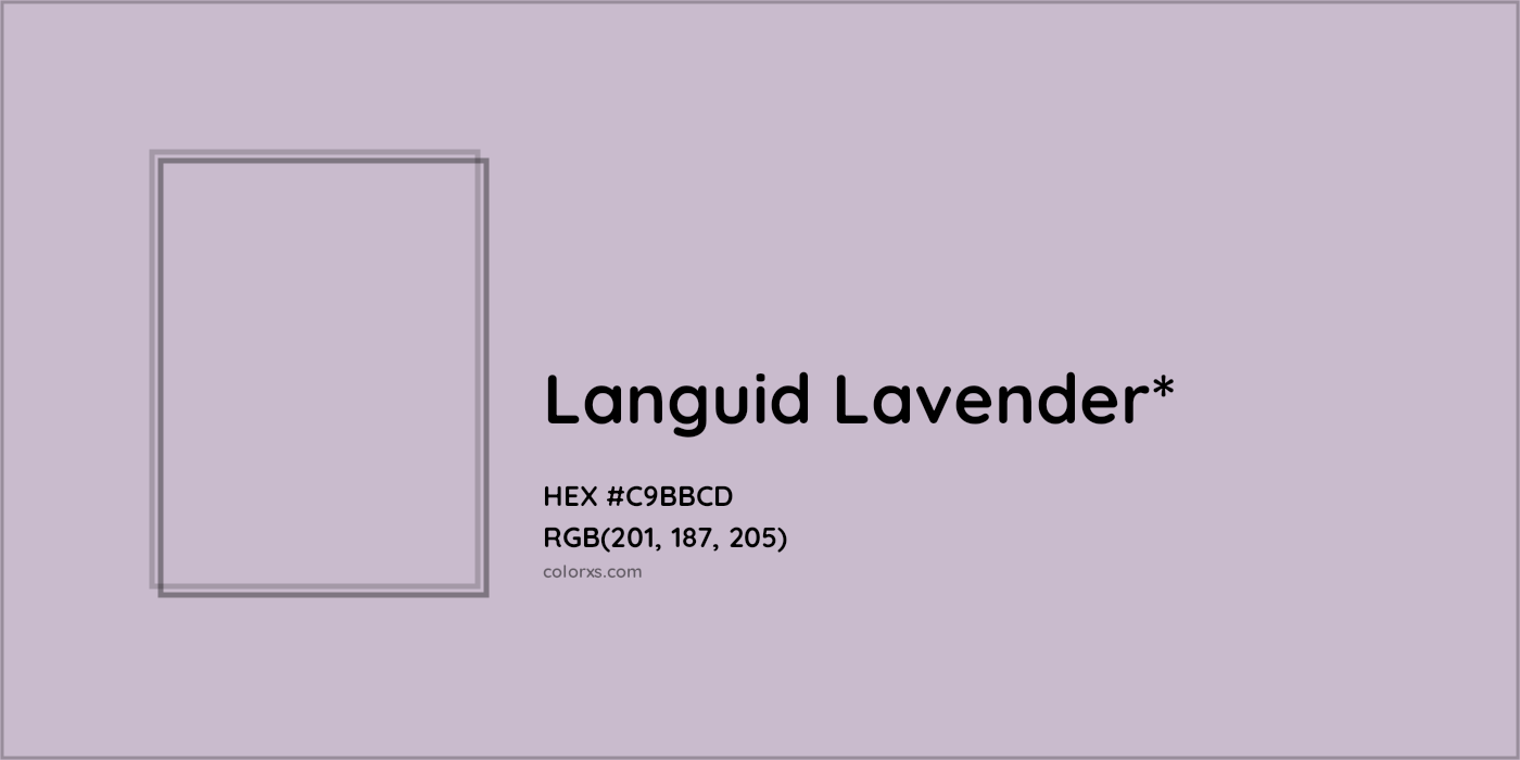 HEX #C9BBCD Color Name, Color Code, Palettes, Similar Paints, Images
