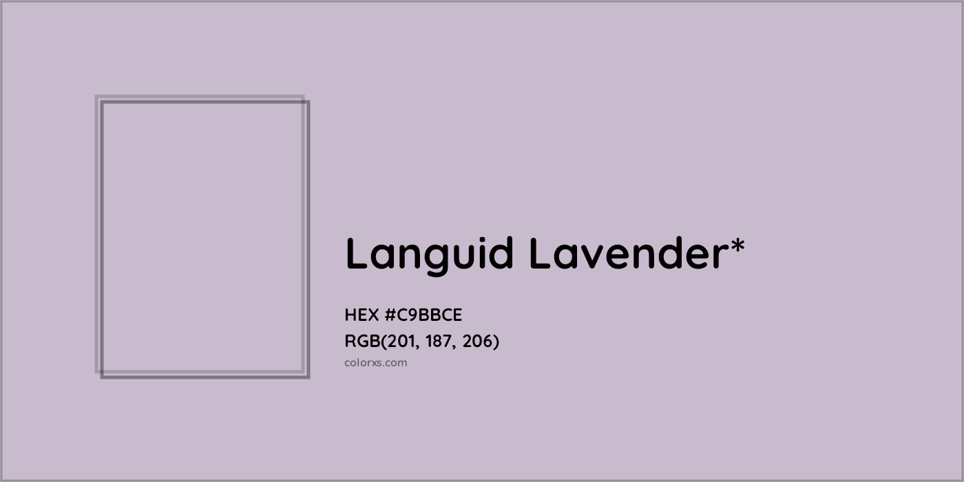 HEX #C9BBCE Color Name, Color Code, Palettes, Similar Paints, Images