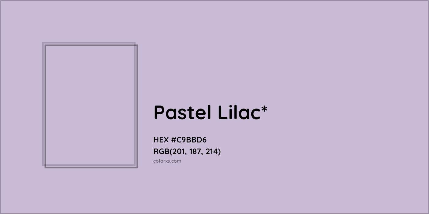 HEX #C9BBD6 Color Name, Color Code, Palettes, Similar Paints, Images