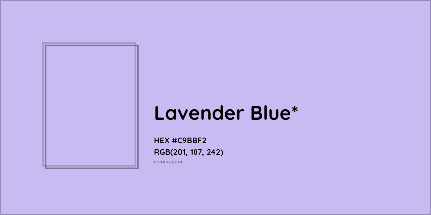 HEX #C9BBF2 Color Name, Color Code, Palettes, Similar Paints, Images