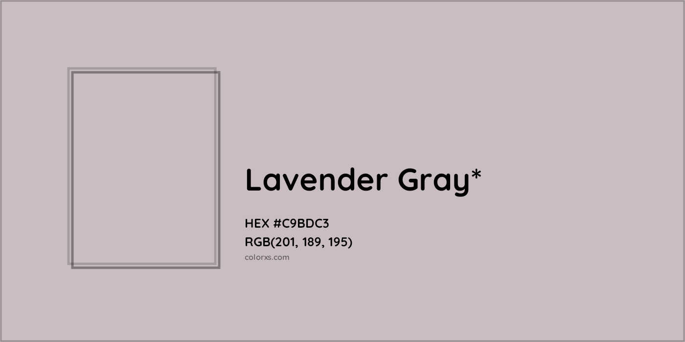 HEX #C9BDC3 Color Name, Color Code, Palettes, Similar Paints, Images