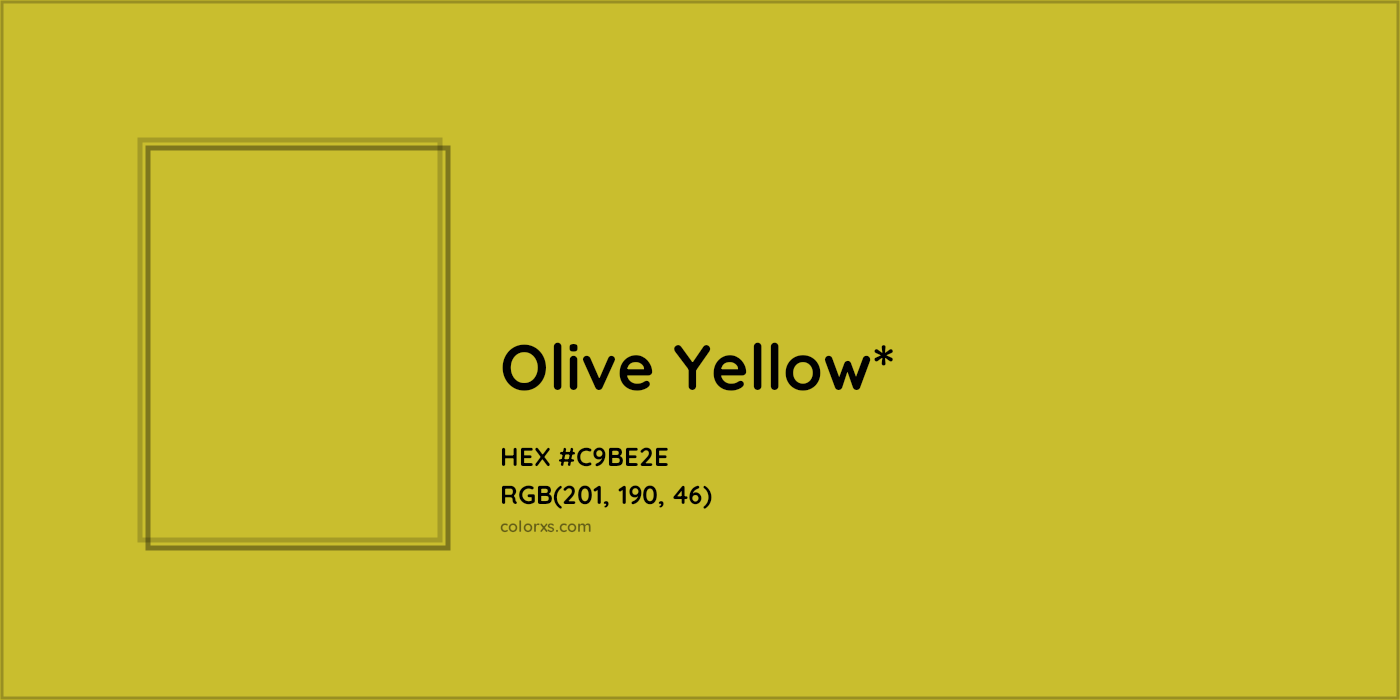 HEX #C9BE2E Color Name, Color Code, Palettes, Similar Paints, Images