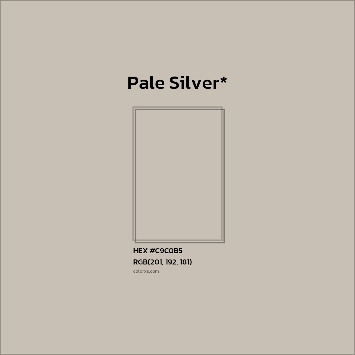 HEX #C9C0B5 Color Name, Color Code, Palettes, Similar Paints, Images