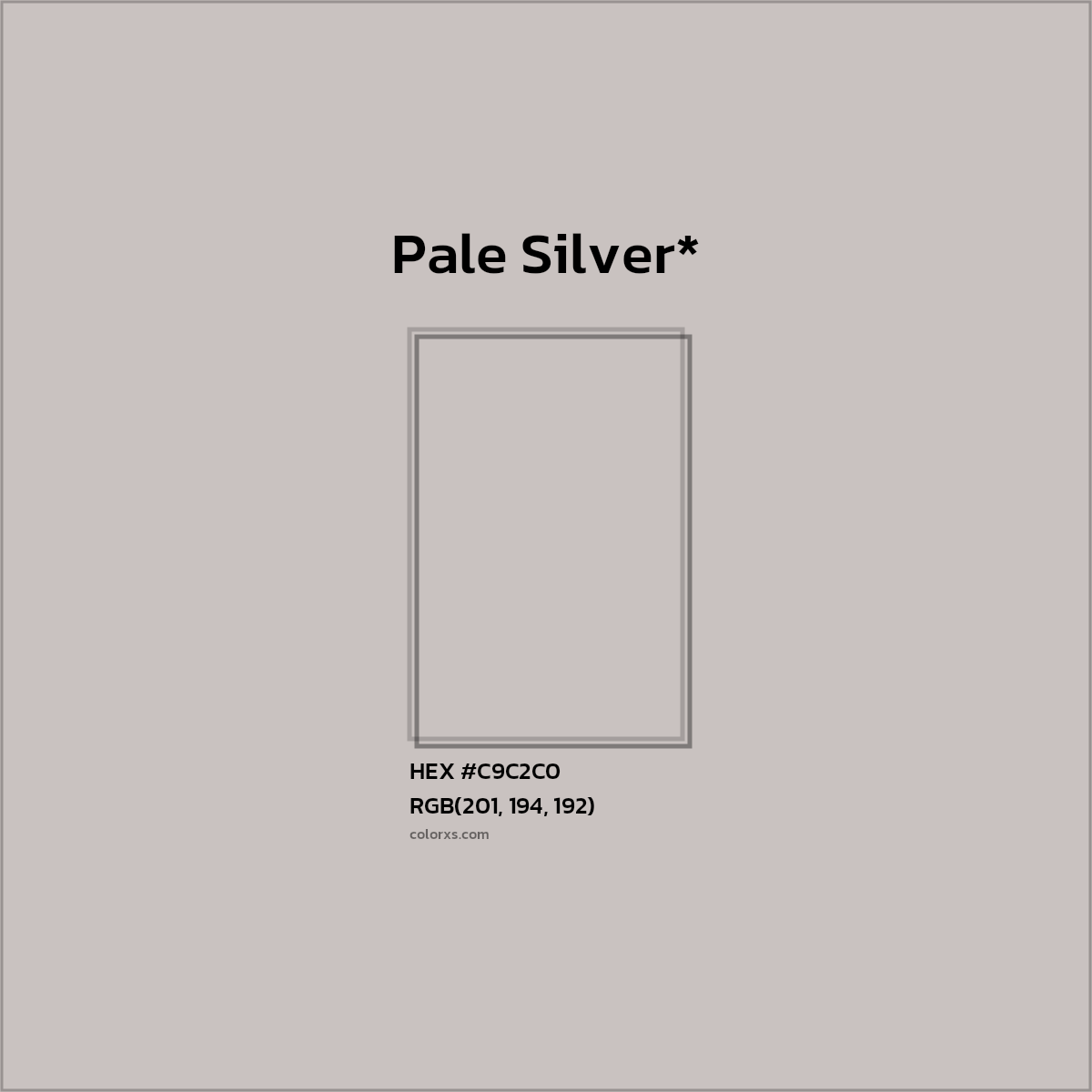 HEX #C9C2C0 Color Name, Color Code, Palettes, Similar Paints, Images