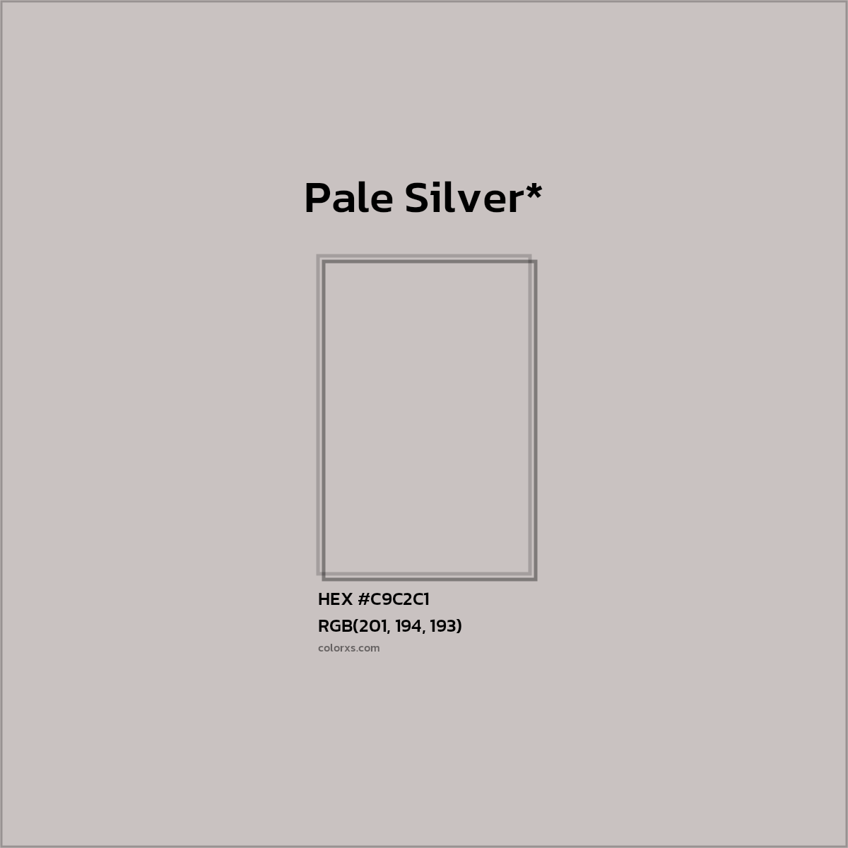 HEX #C9C2C1 Color Name, Color Code, Palettes, Similar Paints, Images