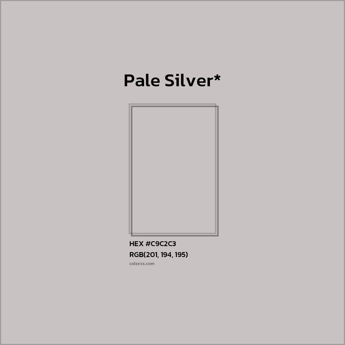 HEX #C9C2C3 Color Name, Color Code, Palettes, Similar Paints, Images