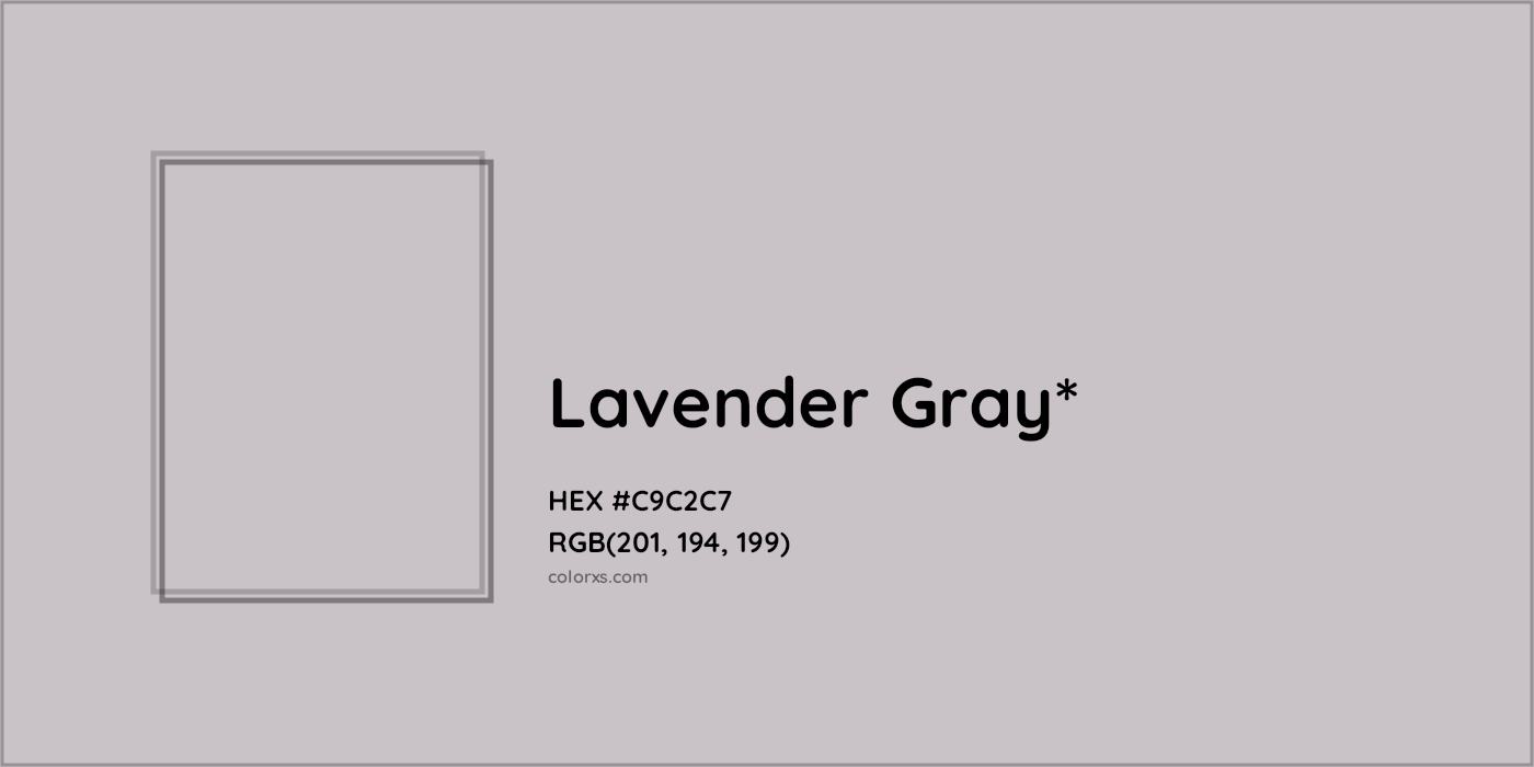HEX #C9C2C7 Color Name, Color Code, Palettes, Similar Paints, Images