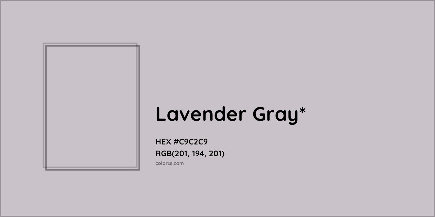 HEX #C9C2C9 Color Name, Color Code, Palettes, Similar Paints, Images