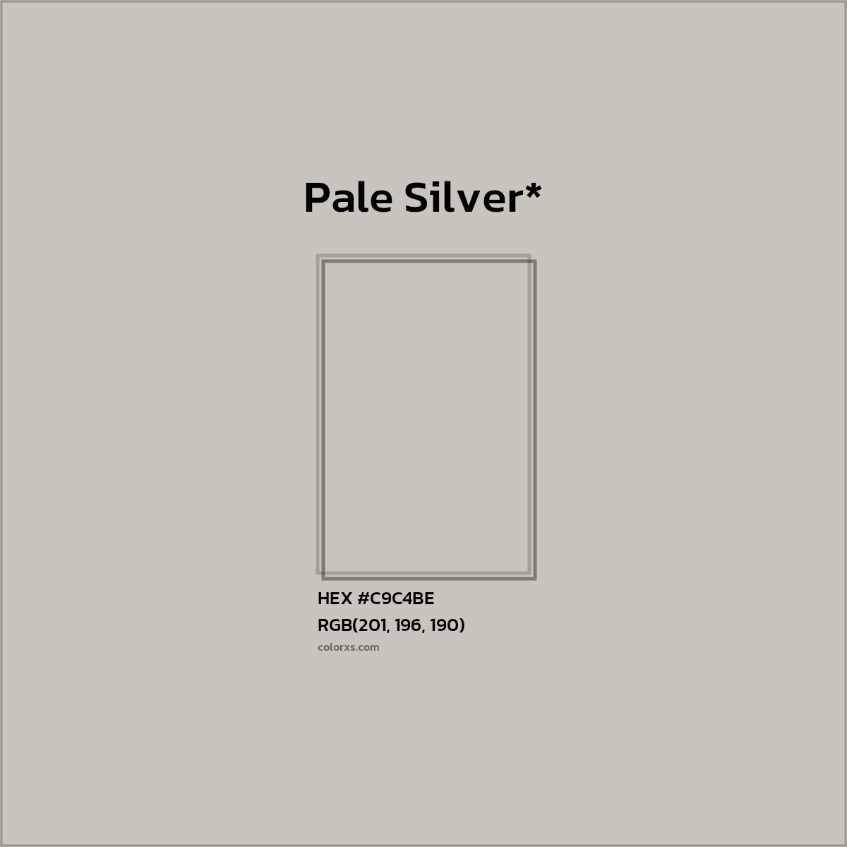 HEX #C9C4BE Color Name, Color Code, Palettes, Similar Paints, Images