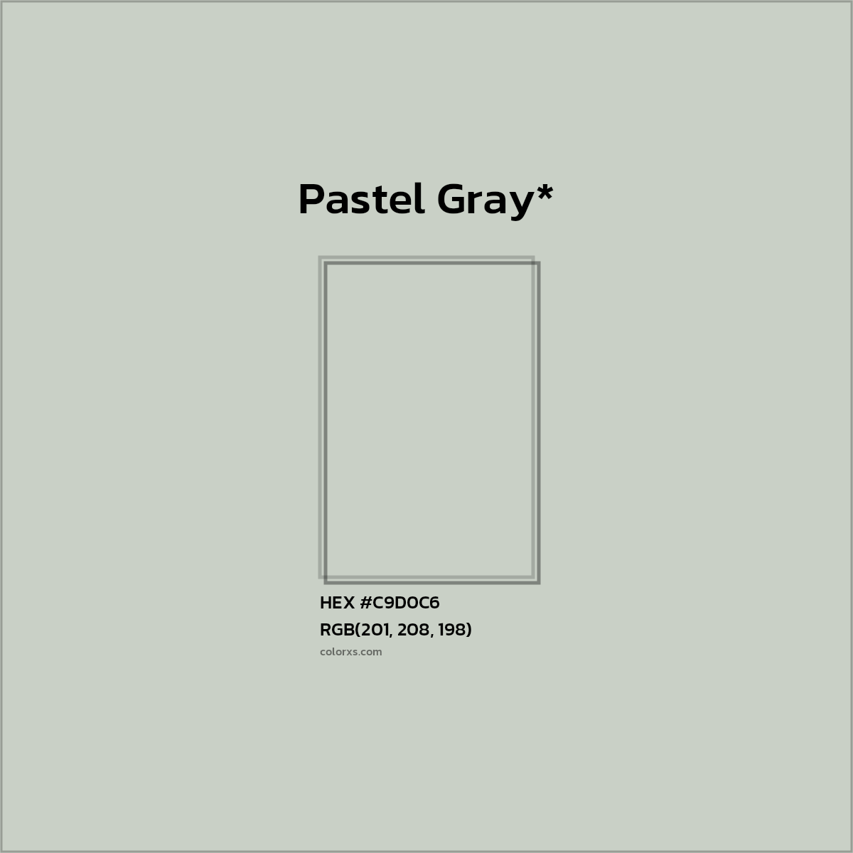 HEX #C9D0C6 Color Name, Color Code, Palettes, Similar Paints, Images