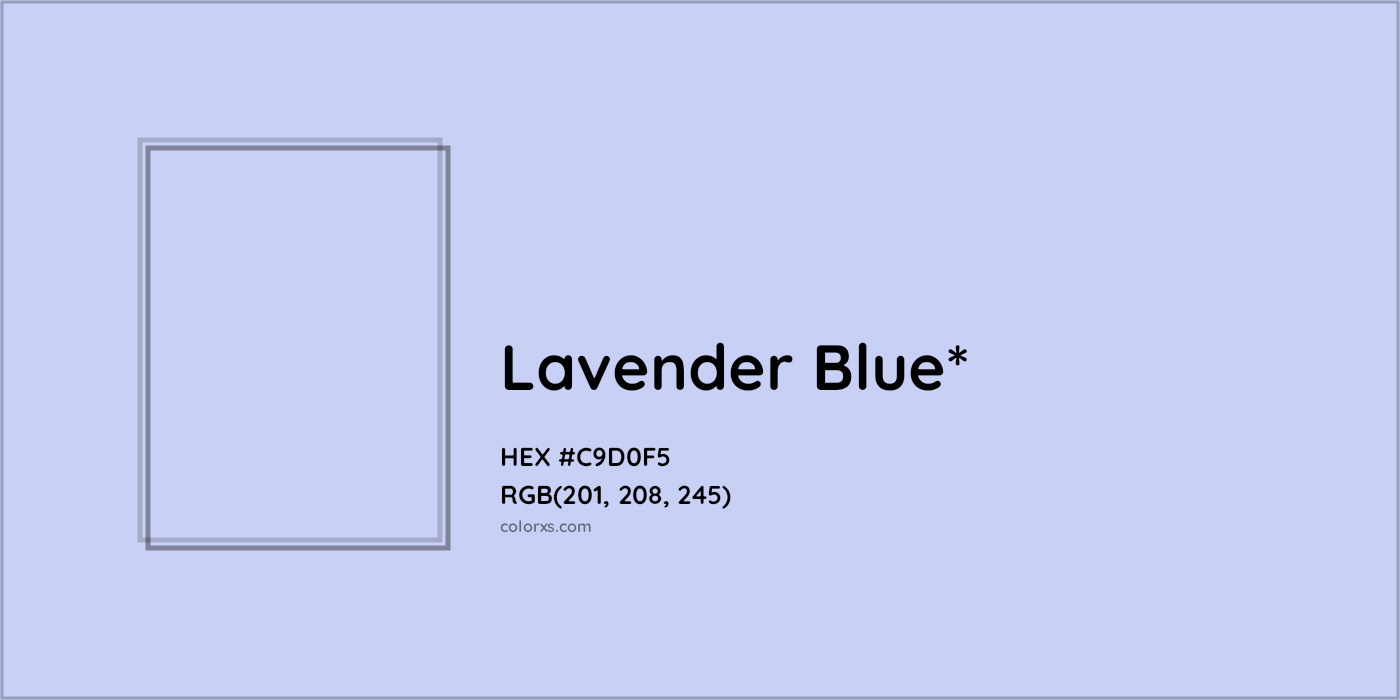 HEX #C9D0F5 Color Name, Color Code, Palettes, Similar Paints, Images