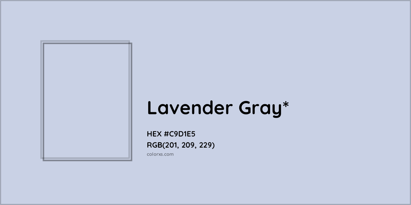 HEX #C9D1E5 Color Name, Color Code, Palettes, Similar Paints, Images