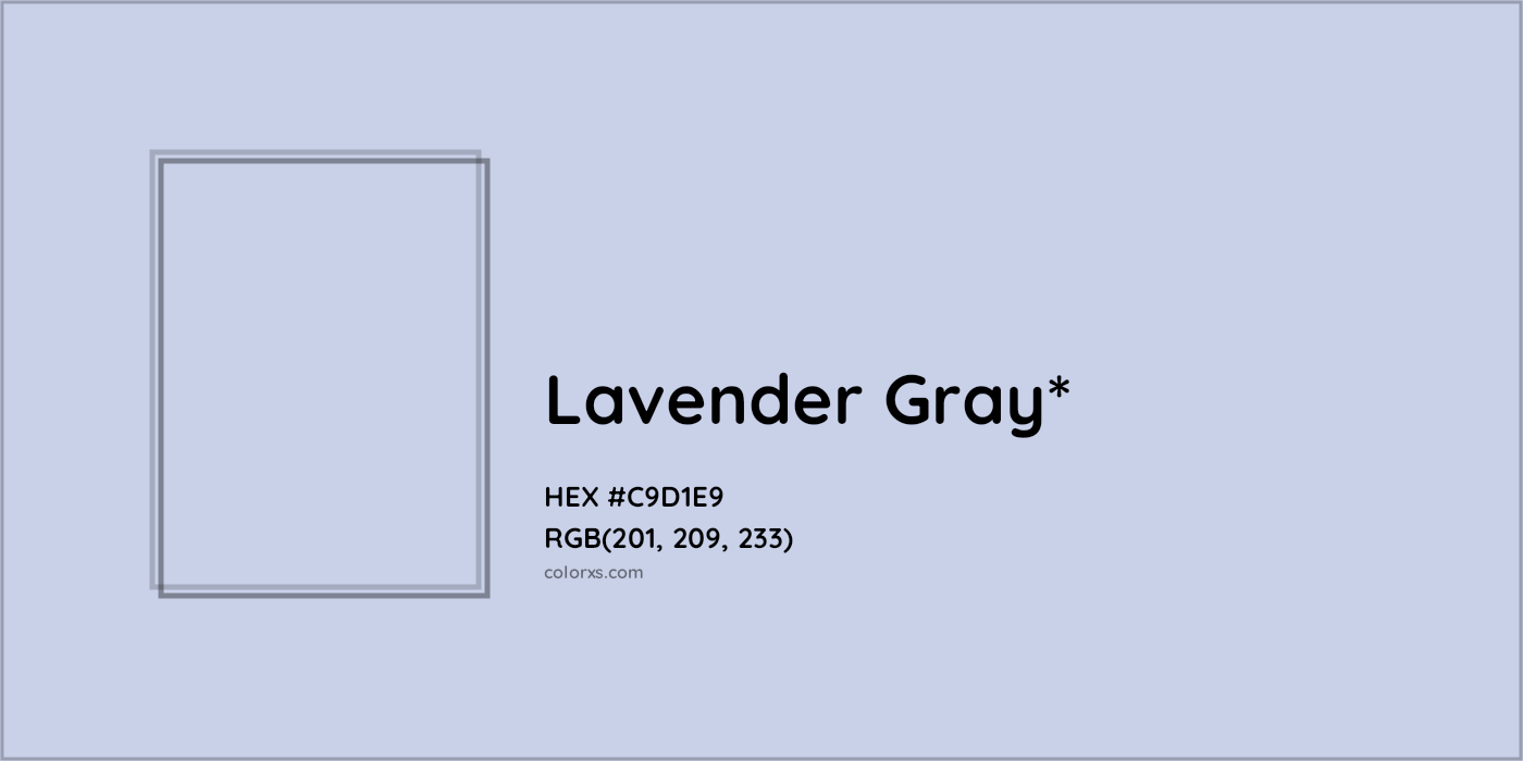 HEX #C9D1E9 Color Name, Color Code, Palettes, Similar Paints, Images