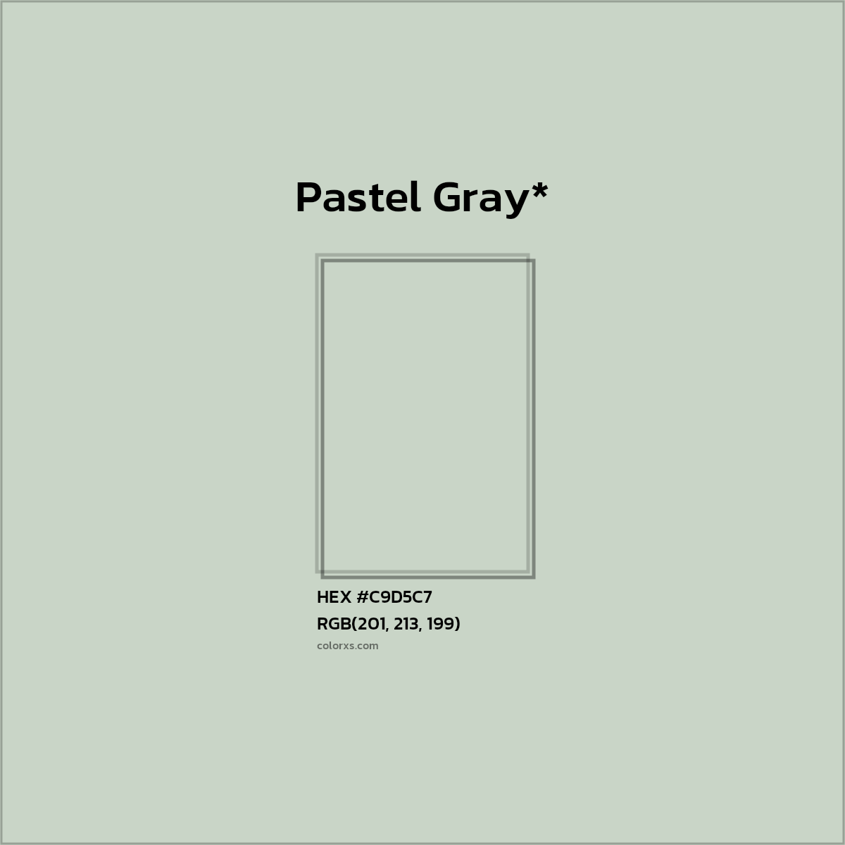 HEX #C9D5C7 Color Name, Color Code, Palettes, Similar Paints, Images
