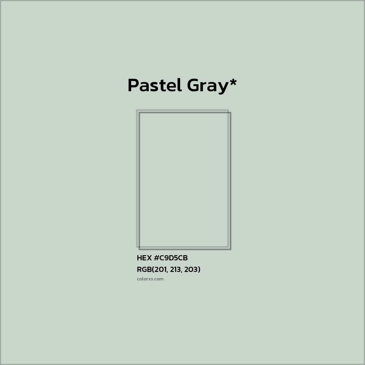 HEX #C9D5CB Color Name, Color Code, Palettes, Similar Paints, Images