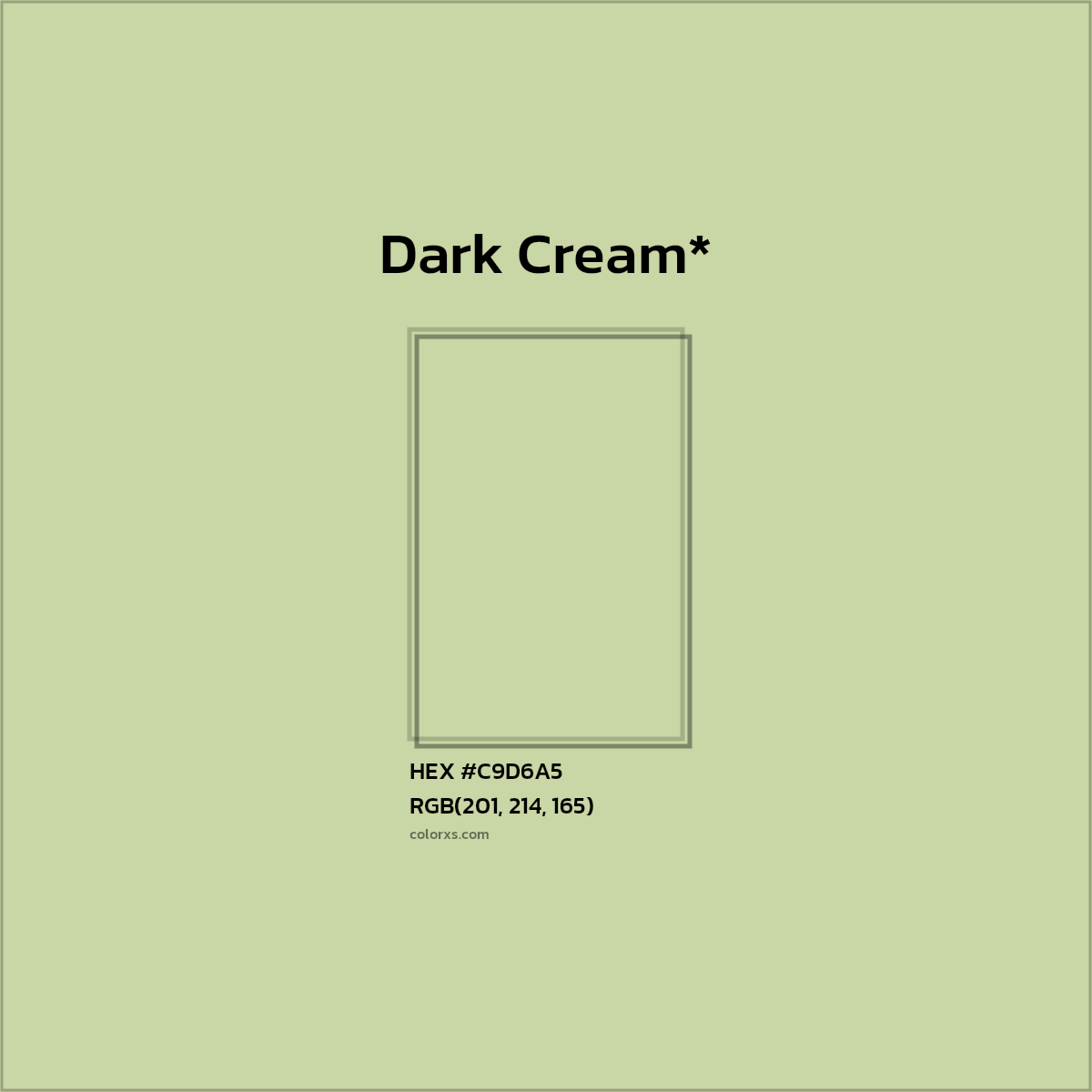 HEX #C9D6A5 Color Name, Color Code, Palettes, Similar Paints, Images