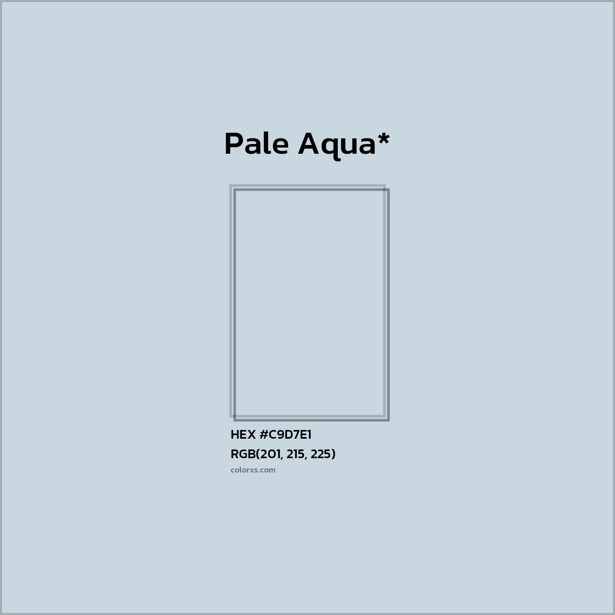 HEX #C9D7E1 Color Name, Color Code, Palettes, Similar Paints, Images