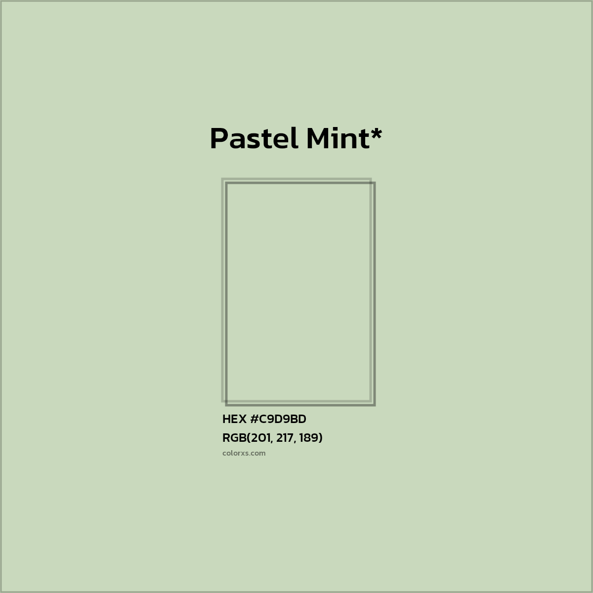 HEX #C9D9BD Color Name, Color Code, Palettes, Similar Paints, Images