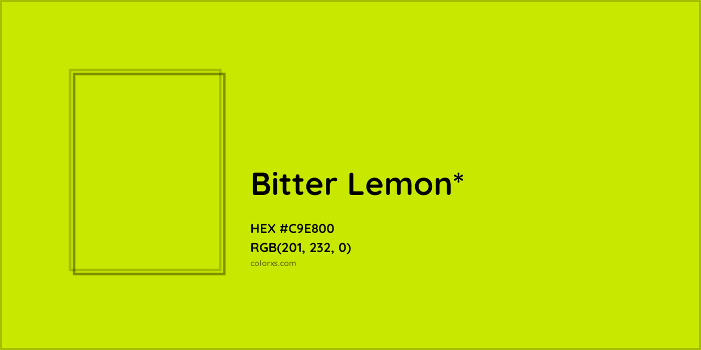 HEX #C9E800 Color Name, Color Code, Palettes, Similar Paints, Images