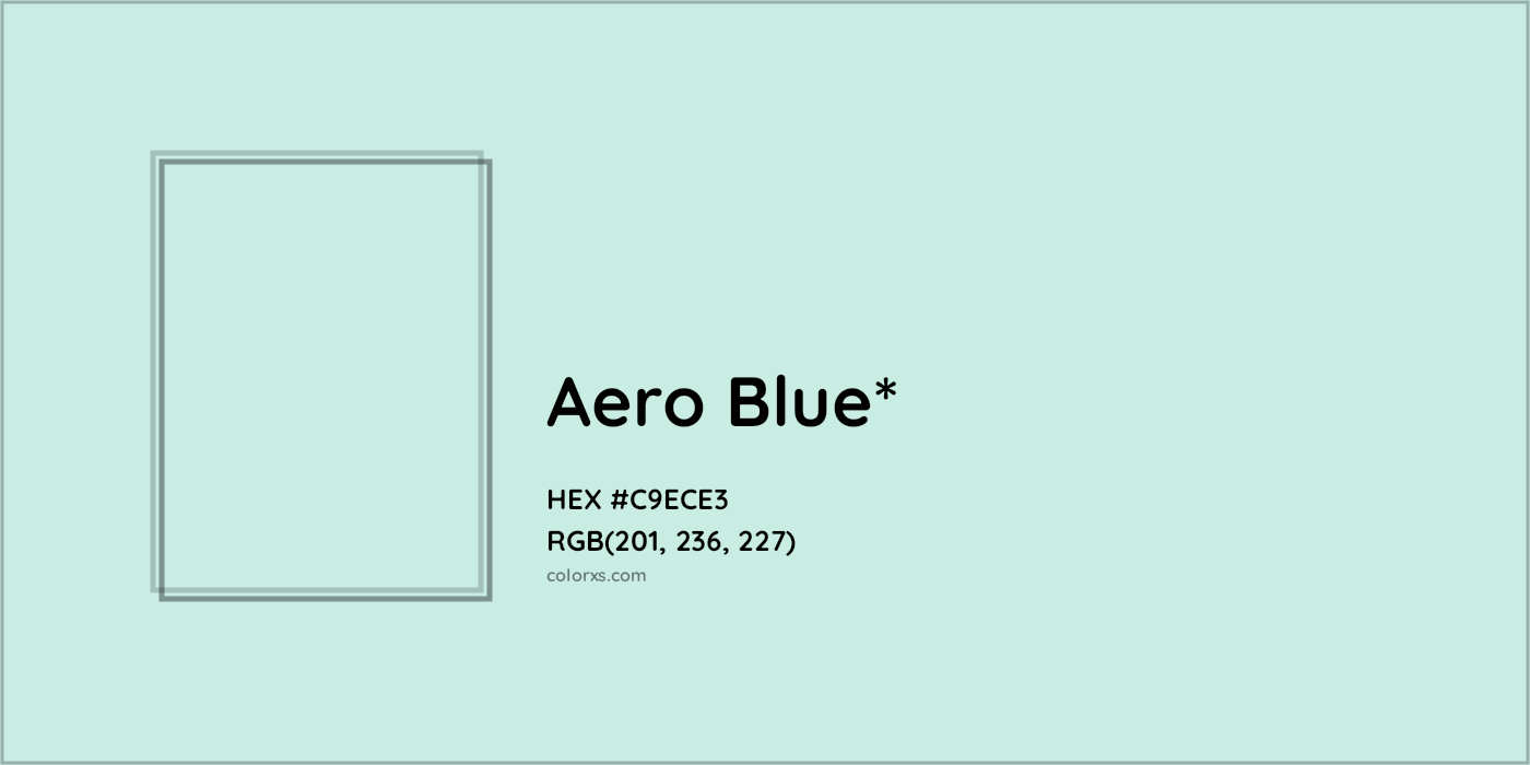 HEX #C9ECE3 Color Name, Color Code, Palettes, Similar Paints, Images