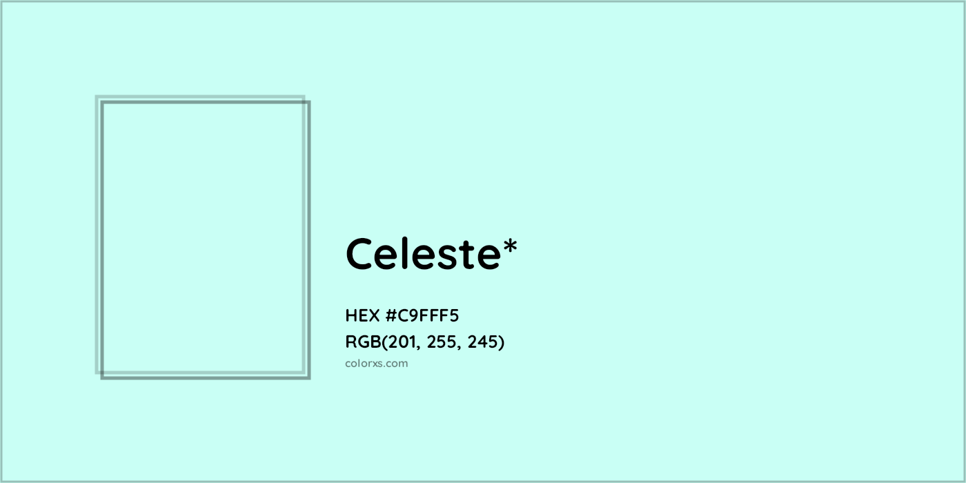 HEX #C9FFF5 Color Name, Color Code, Palettes, Similar Paints, Images