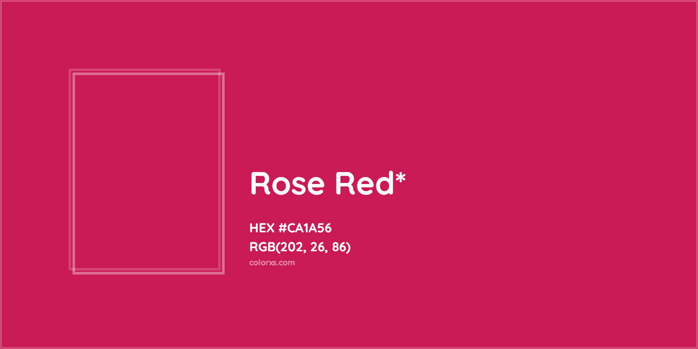HEX #CA1A56 Color Name, Color Code, Palettes, Similar Paints, Images