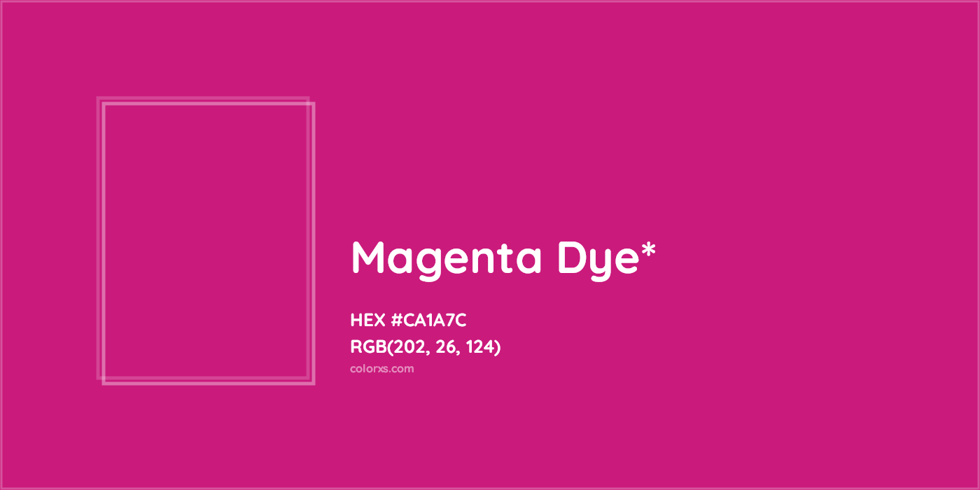 HEX #CA1A7C Color Name, Color Code, Palettes, Similar Paints, Images