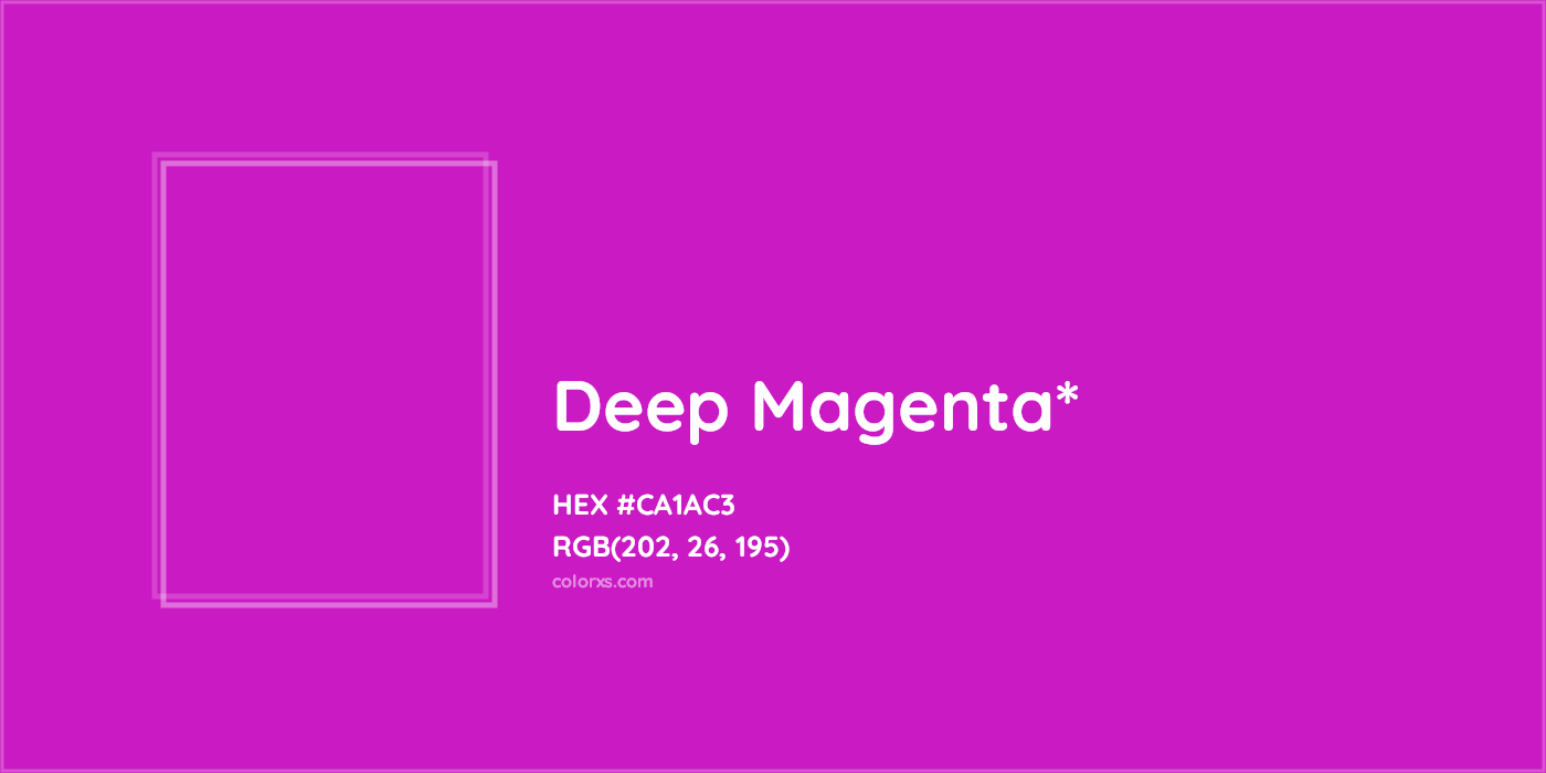 HEX #CA1AC3 Color Name, Color Code, Palettes, Similar Paints, Images