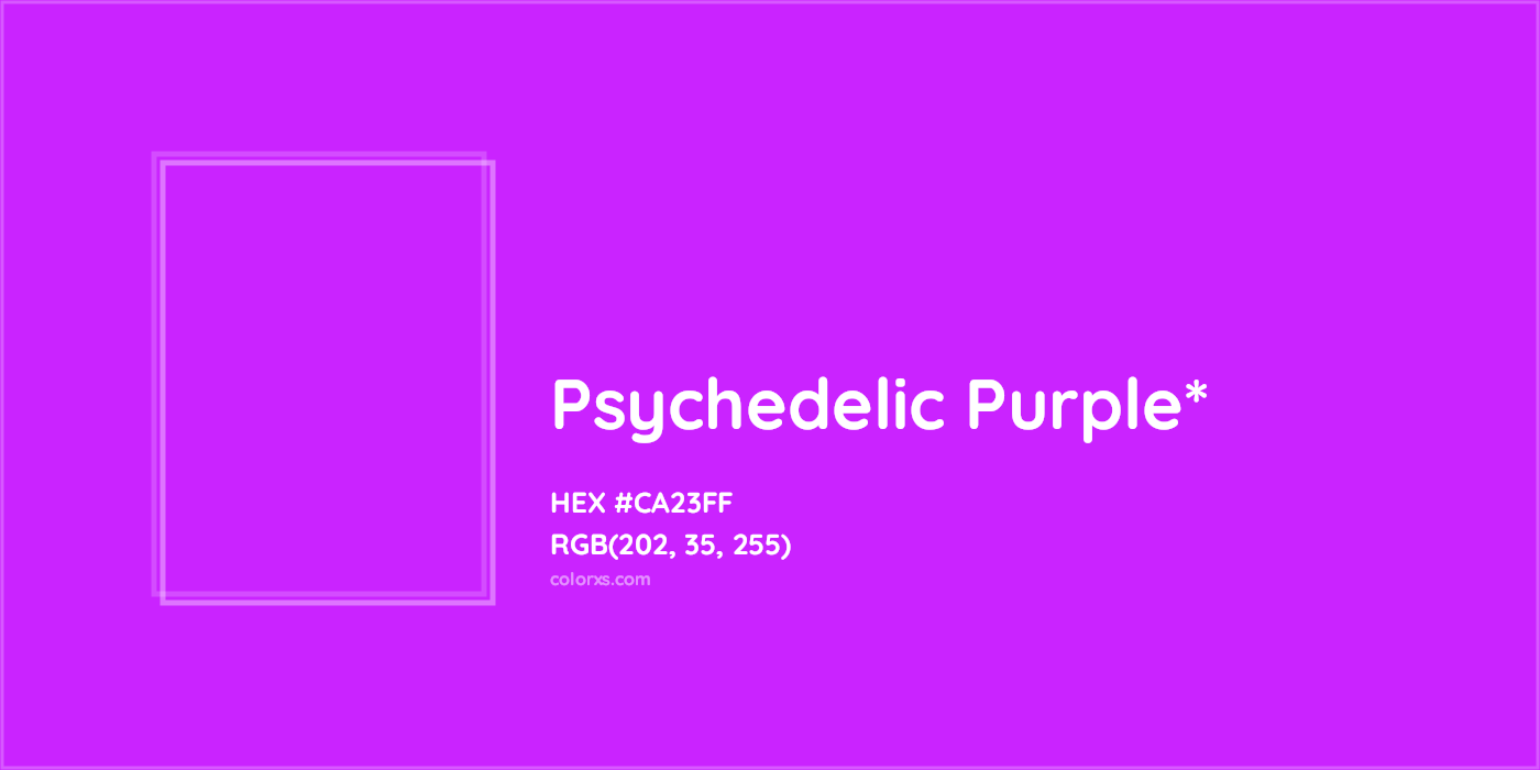 HEX #CA23FF Color Name, Color Code, Palettes, Similar Paints, Images