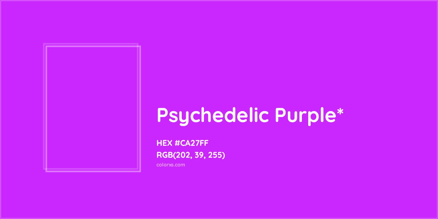 HEX #CA27FF Color Name, Color Code, Palettes, Similar Paints, Images