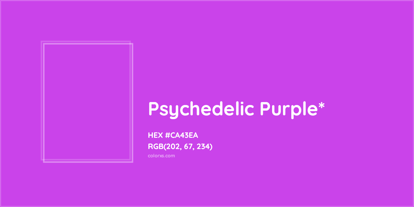 HEX #CA43EA Color Name, Color Code, Palettes, Similar Paints, Images