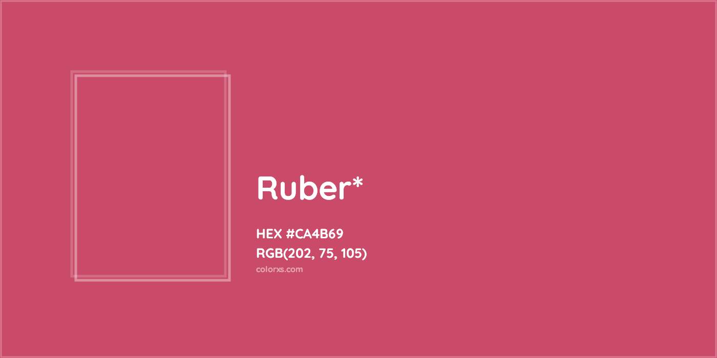 HEX #CA4B69 Color Name, Color Code, Palettes, Similar Paints, Images