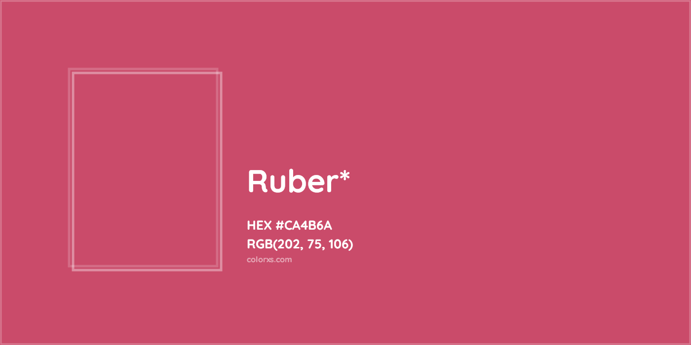 HEX #CA4B6A Color Name, Color Code, Palettes, Similar Paints, Images