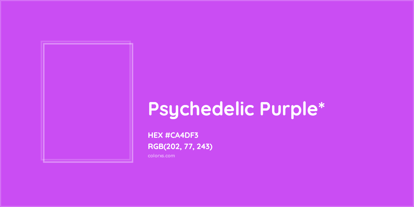 HEX #CA4DF3 Color Name, Color Code, Palettes, Similar Paints, Images