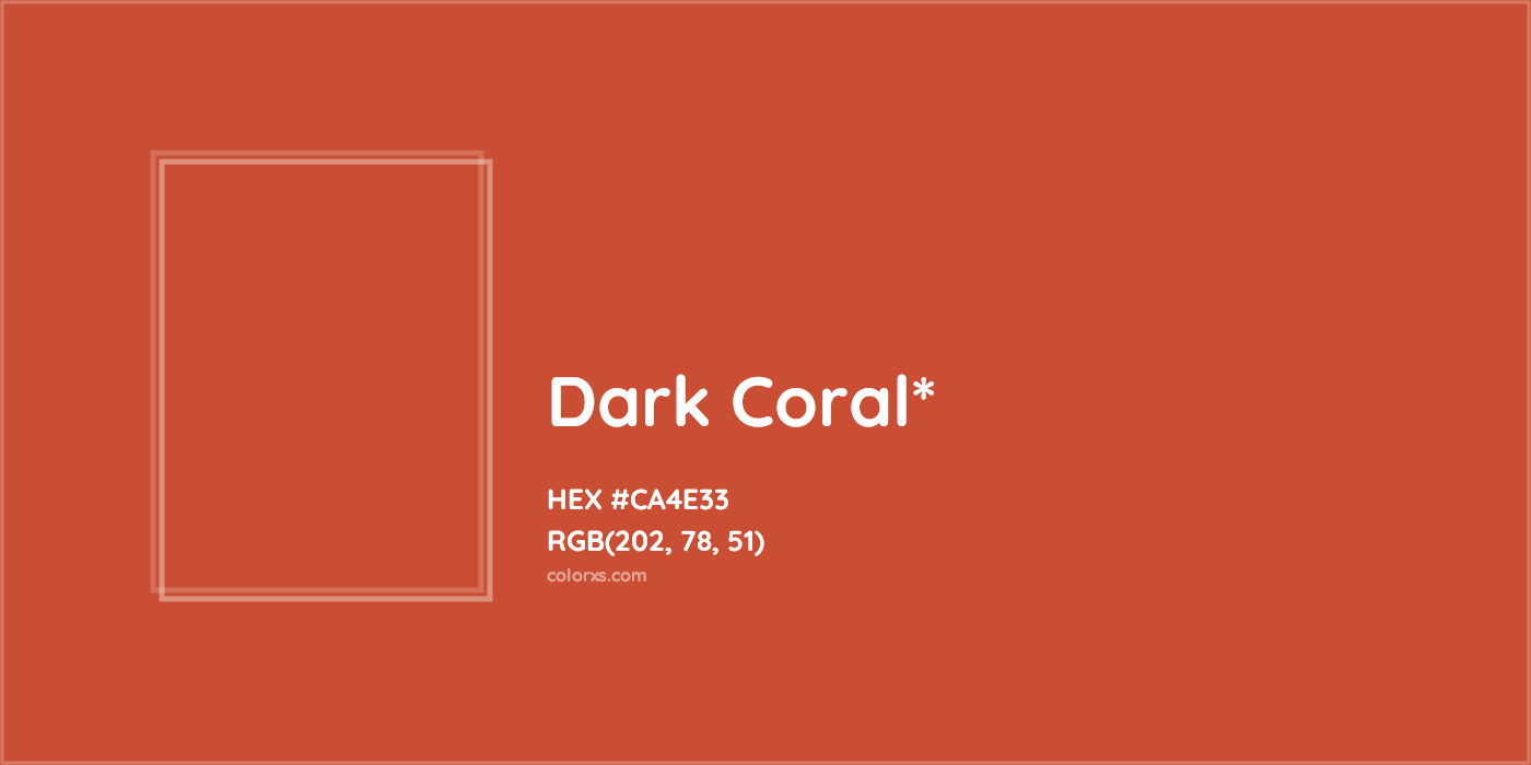 HEX #CA4E33 Color Name, Color Code, Palettes, Similar Paints, Images
