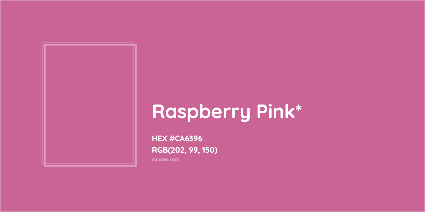 HEX #CA6396 Color Name, Color Code, Palettes, Similar Paints, Images