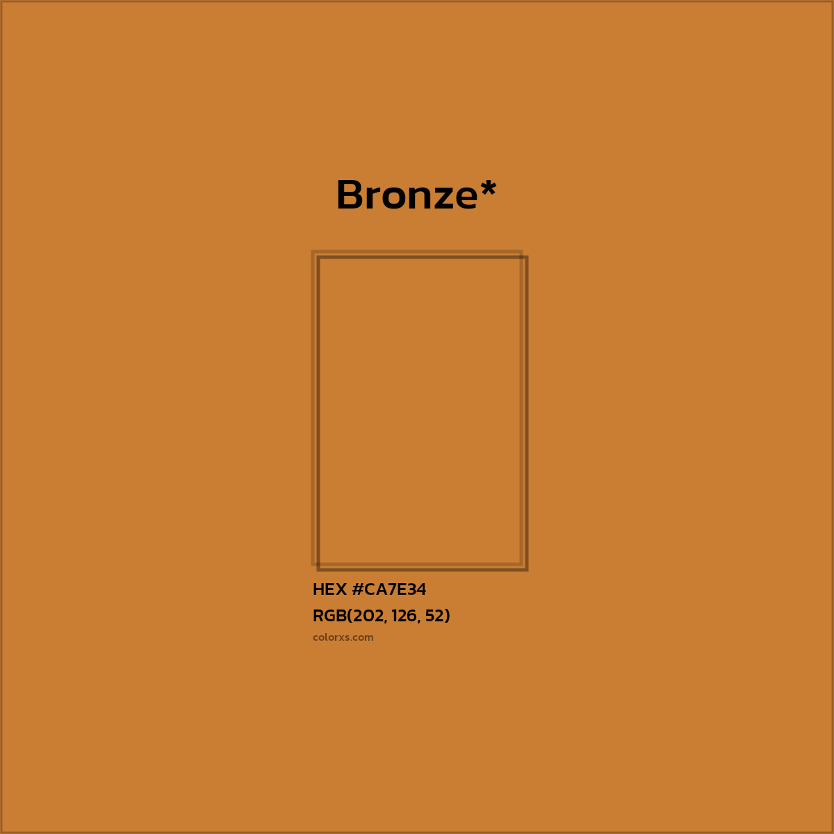 HEX #CA7E34 Color Name, Color Code, Palettes, Similar Paints, Images