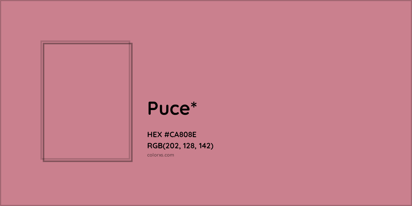HEX #CA808E Color Name, Color Code, Palettes, Similar Paints, Images