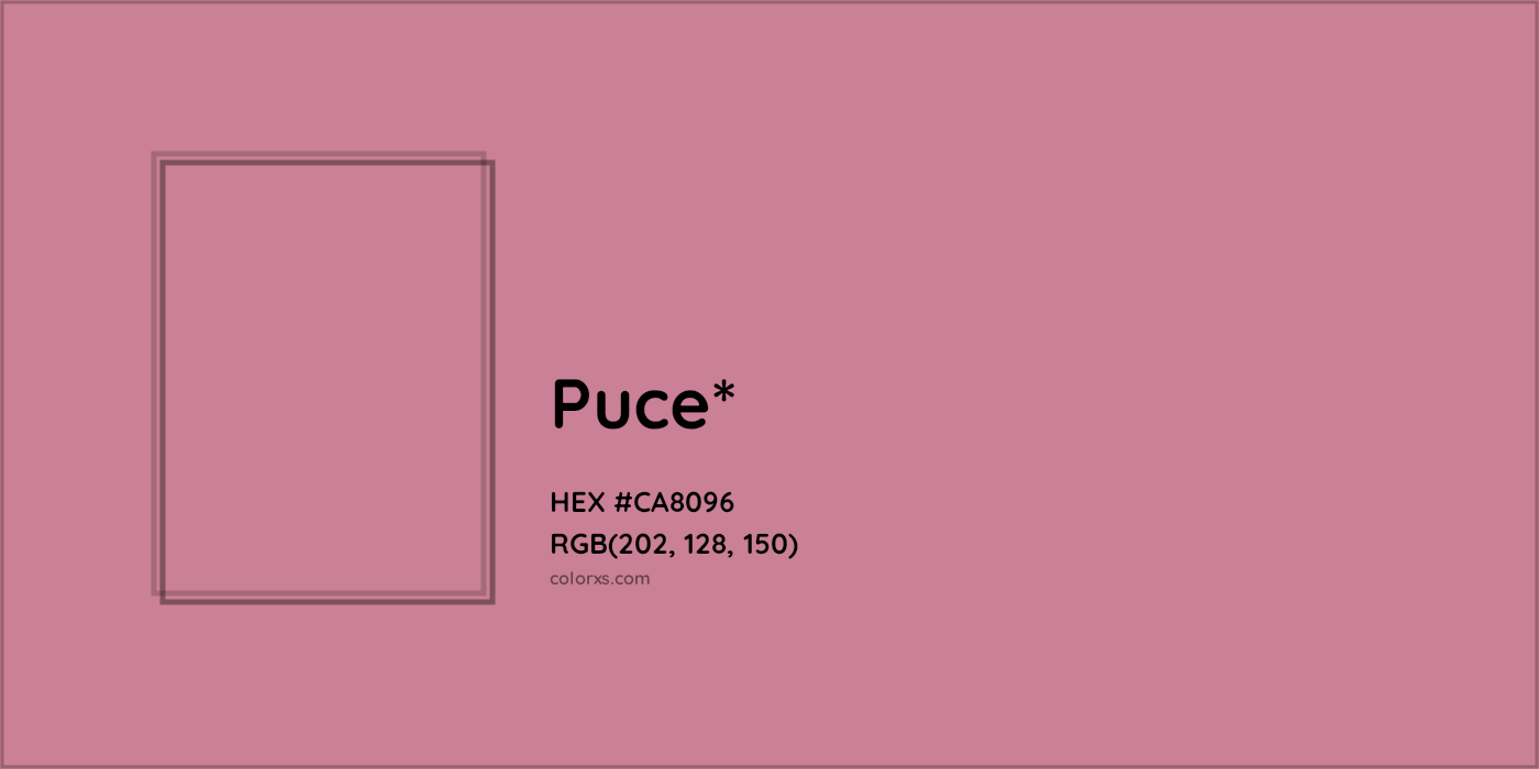 HEX #CA8096 Color Name, Color Code, Palettes, Similar Paints, Images