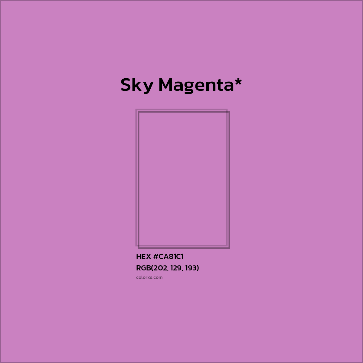 HEX #CA81C1 Color Name, Color Code, Palettes, Similar Paints, Images