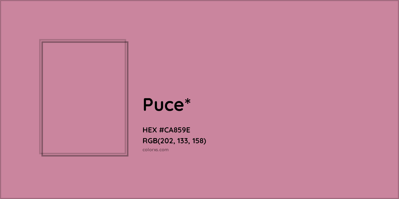 HEX #CA859E Color Name, Color Code, Palettes, Similar Paints, Images