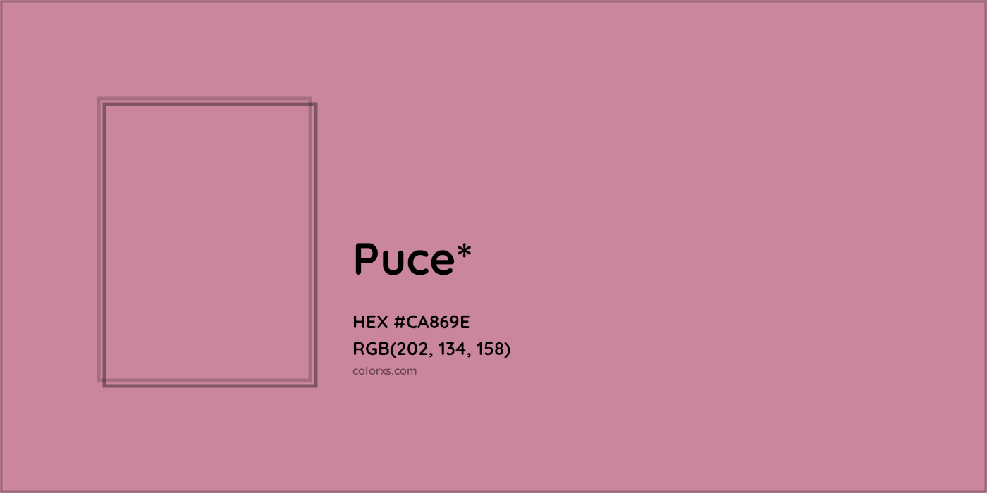HEX #CA869E Color Name, Color Code, Palettes, Similar Paints, Images