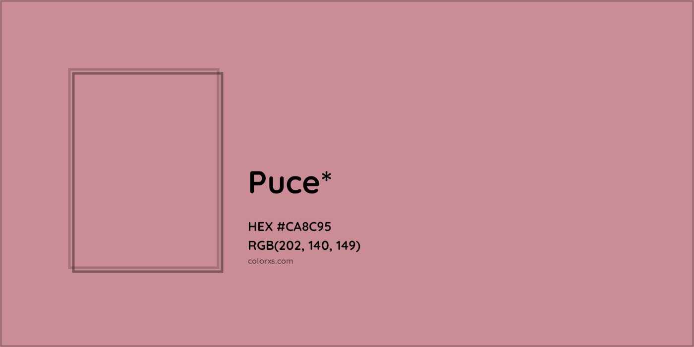 HEX #CA8C95 Color Name, Color Code, Palettes, Similar Paints, Images