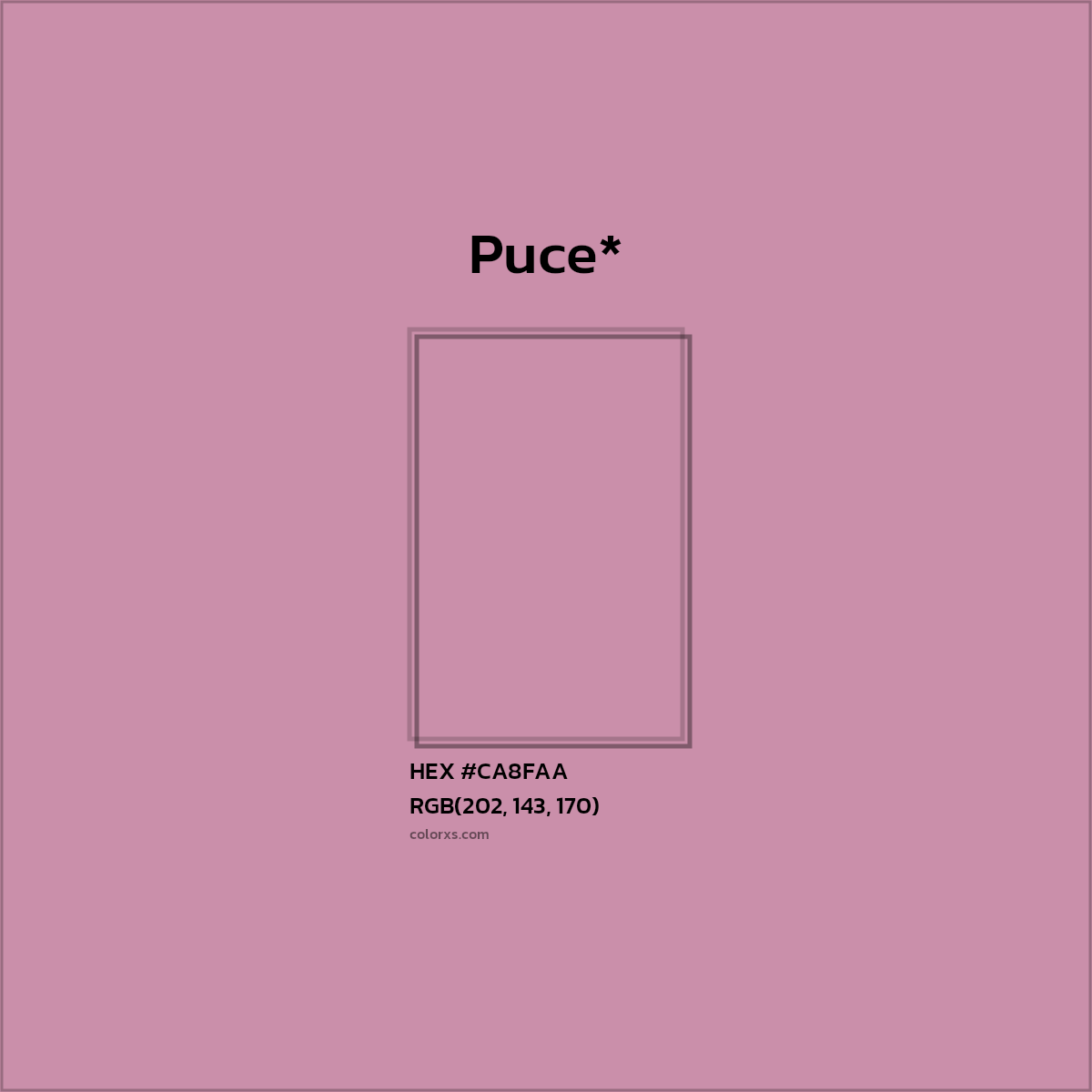 HEX #CA8FAA Color Name, Color Code, Palettes, Similar Paints, Images