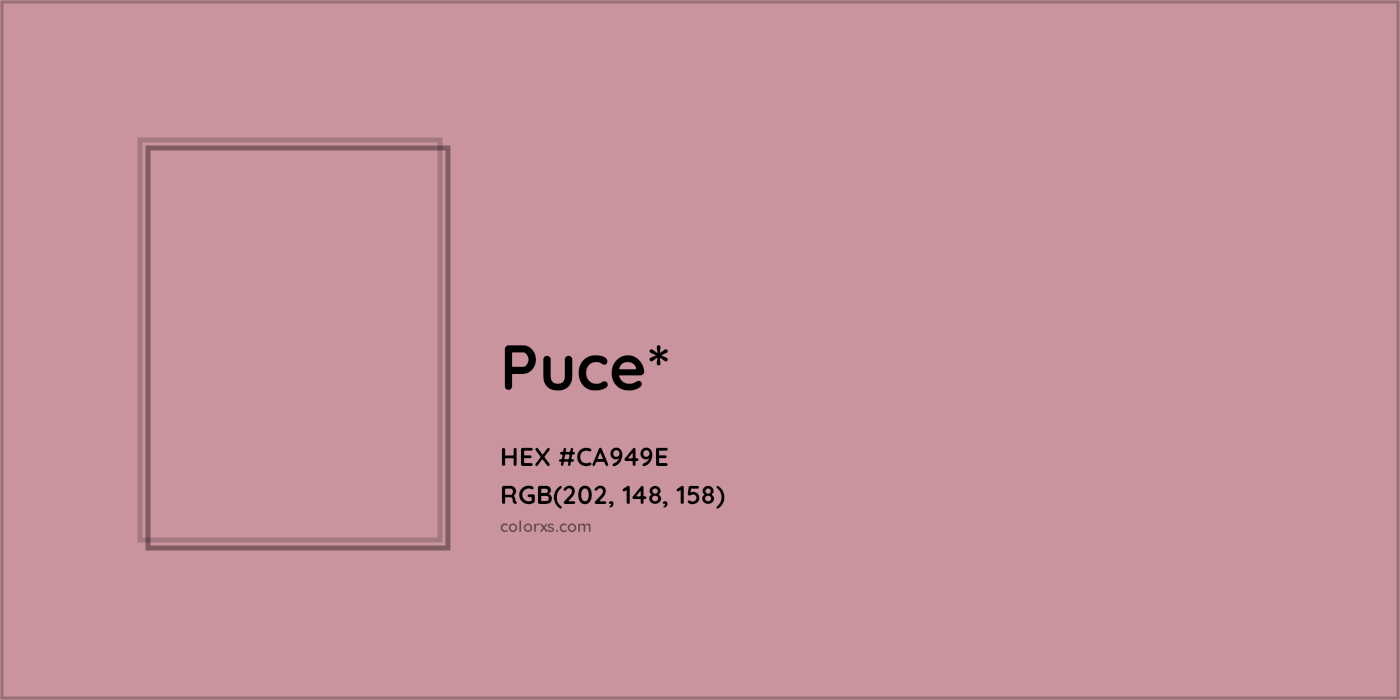 HEX #CA949E Color Name, Color Code, Palettes, Similar Paints, Images