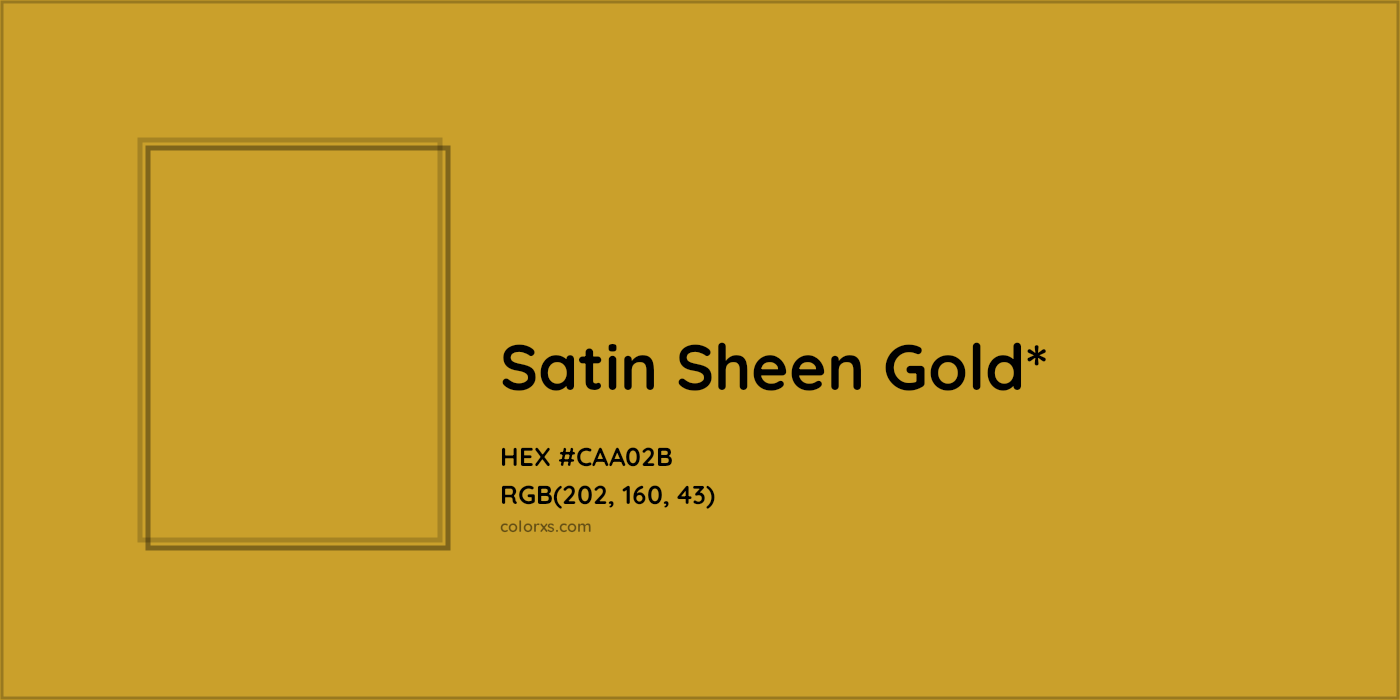 HEX #CAA02B Color Name, Color Code, Palettes, Similar Paints, Images