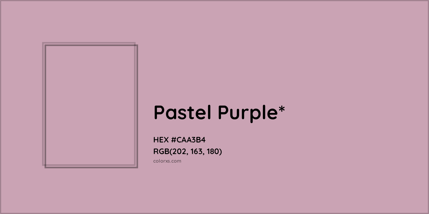 HEX #CAA3B4 Color Name, Color Code, Palettes, Similar Paints, Images