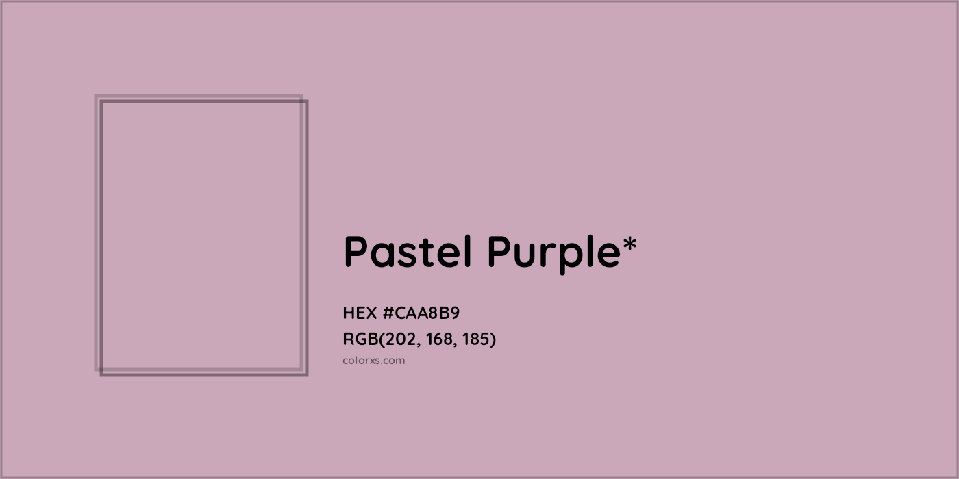 HEX #CAA8B9 Color Name, Color Code, Palettes, Similar Paints, Images