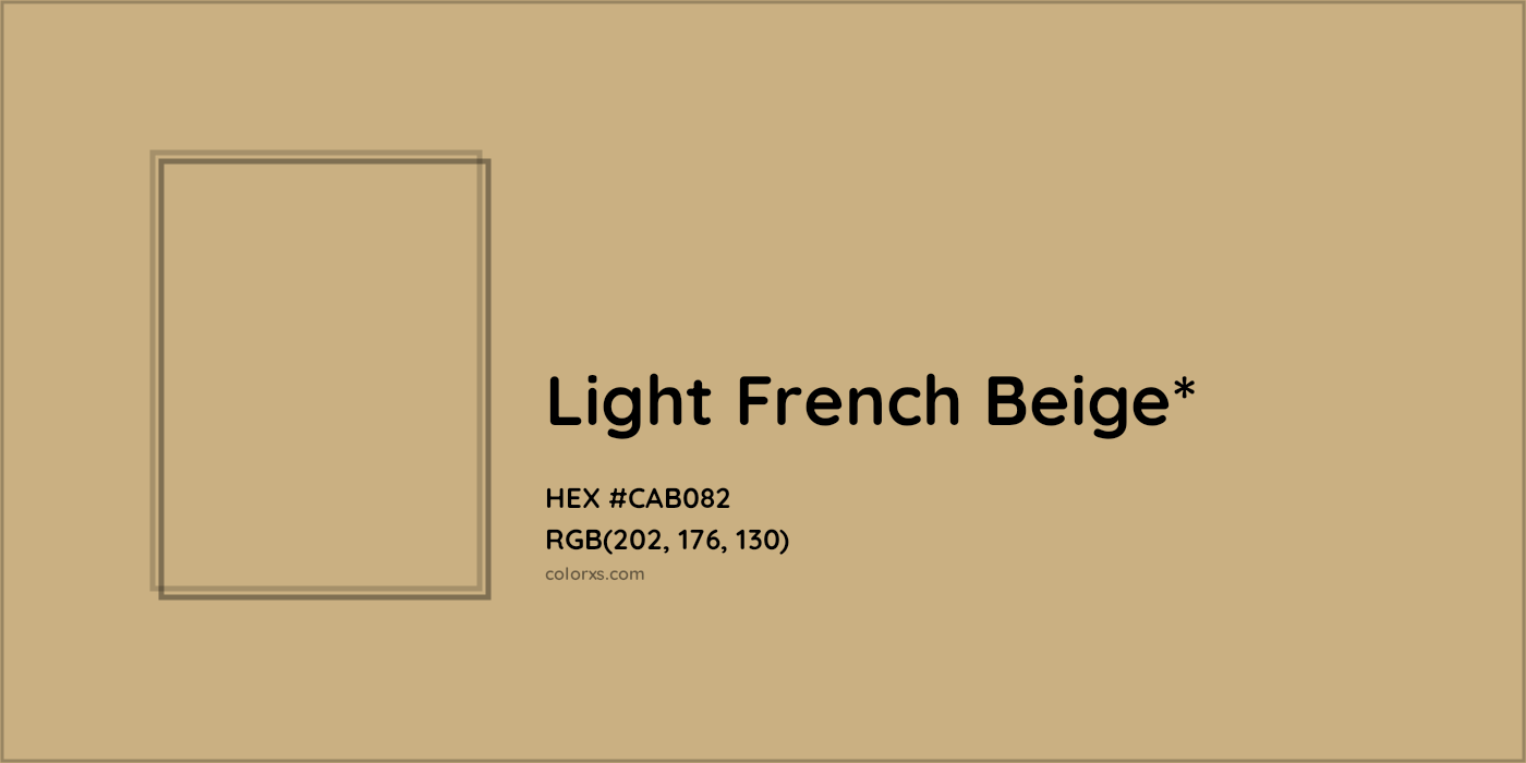 HEX #CAB082 Color Name, Color Code, Palettes, Similar Paints, Images